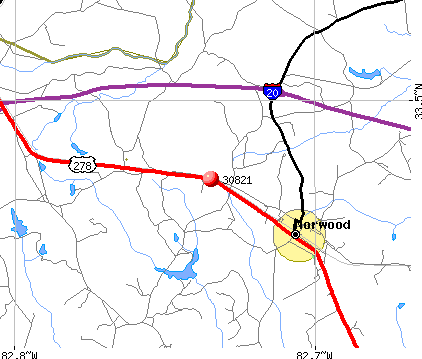 30821 Zip Code (Norwood, Georgia) Profile - homes, apartments, schools ...