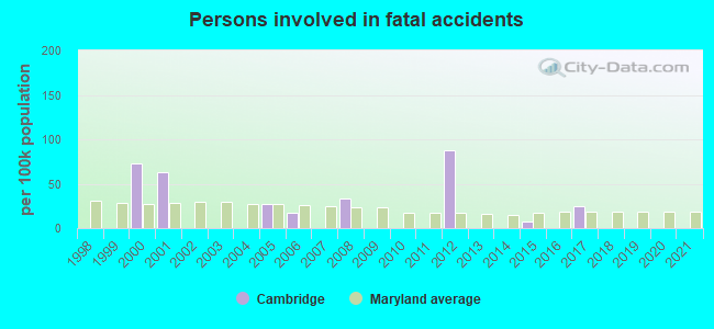 Persons involved in fatal accidents