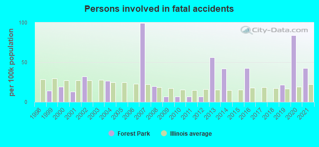 Persons involved in fatal accidents