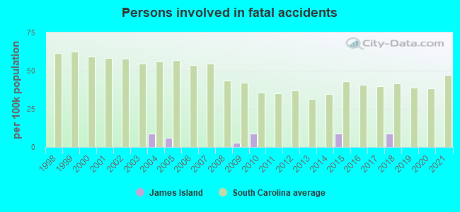 Persons involved in fatal accidents