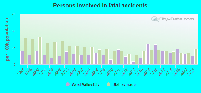 Persons involved in fatal accidents