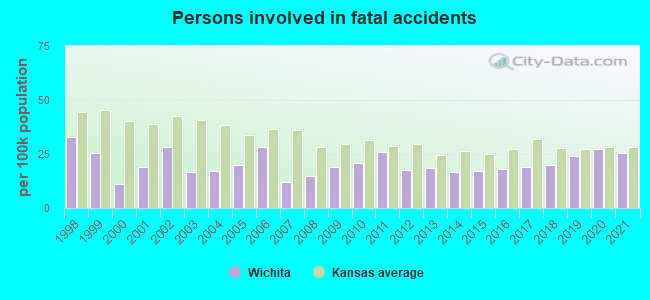 Persons involved in fatal accidents