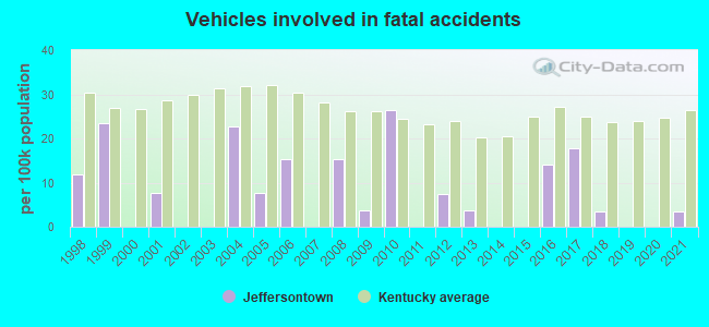 Vehicles involved in fatal accidents