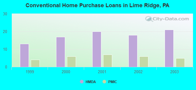 Conventional Home Purchase Loans in Lime Ridge, PA