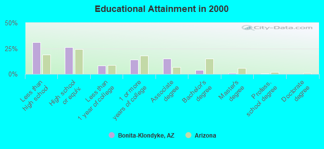 Educational Attainment in 2000