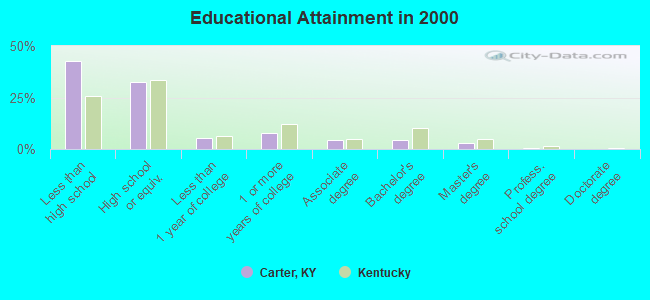 Educational Attainment in 2000