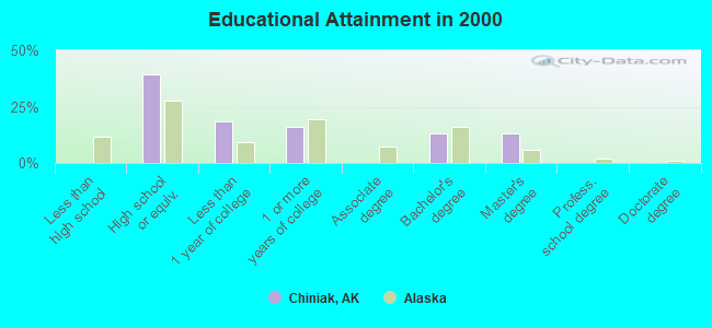 Educational Attainment in 2000