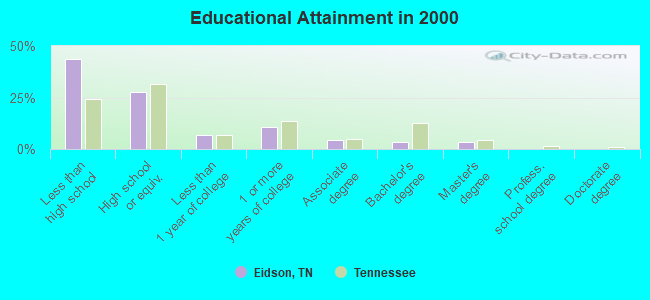 Educational Attainment in 2000