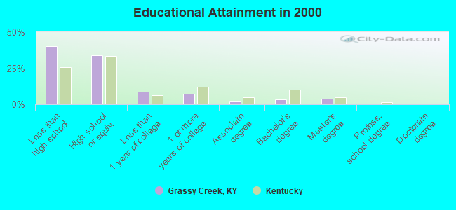 Educational Attainment in 2000