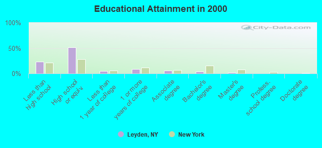 Educational Attainment in 2000