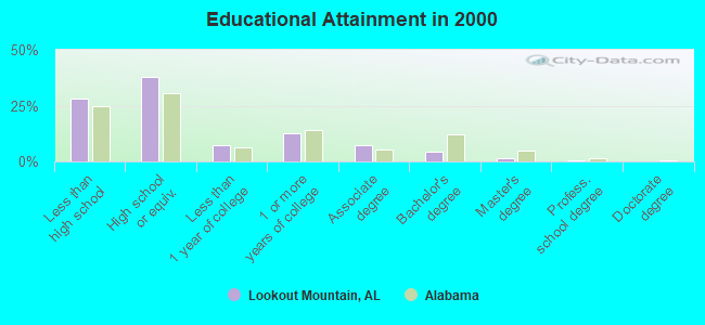 Educational Attainment in 2000