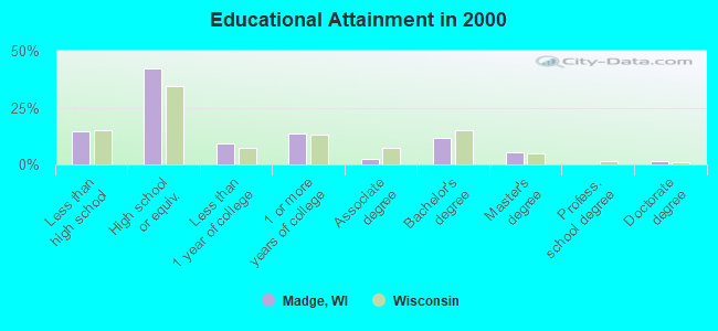 Educational Attainment in 2000