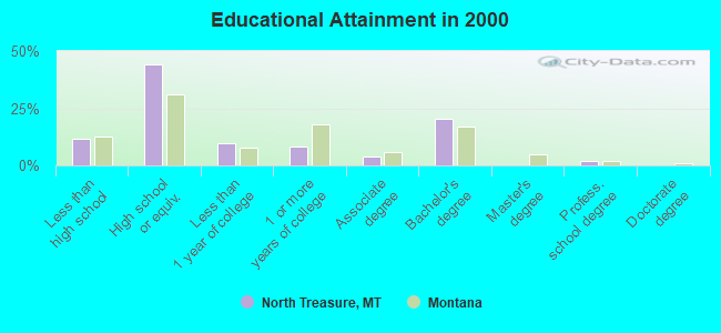 Educational Attainment in 2000