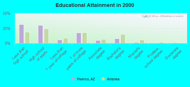 Educational Attainment in 2000