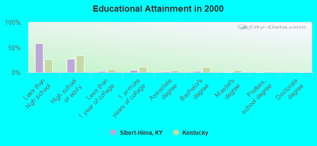 Educational Attainment in 2000