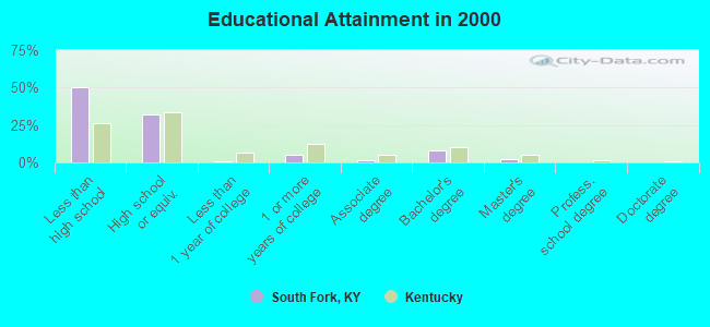 Educational Attainment in 2000