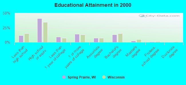 Educational Attainment in 2000