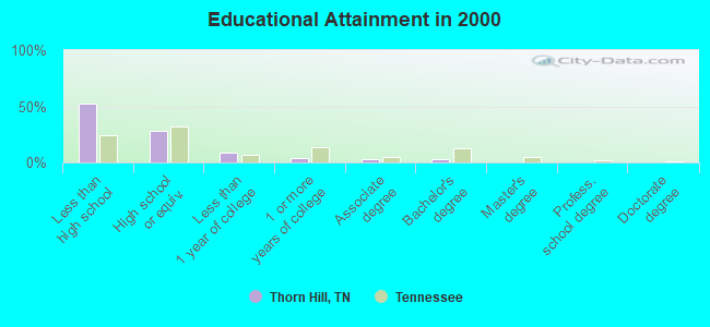 Educational Attainment in 2000