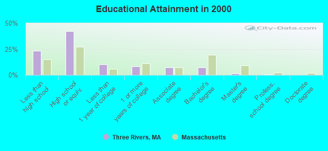 Educational Attainment in 2000