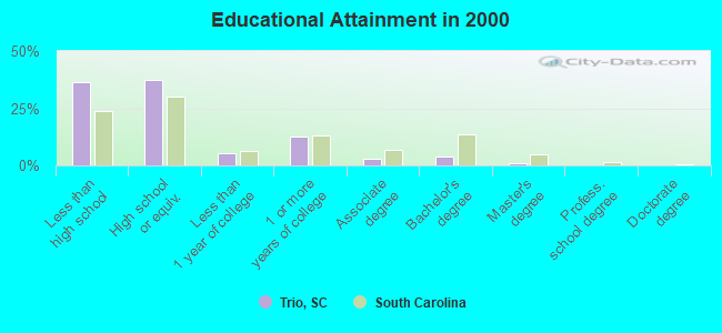 Educational Attainment in 2000