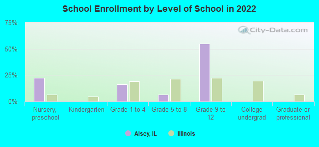 School Enrollment by Level of School in 2022