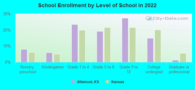 School Enrollment by Level of School in 2022