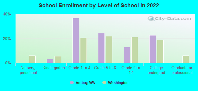 School Enrollment by Level of School in 2022