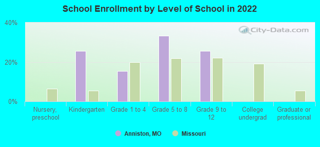 School Enrollment by Level of School in 2022