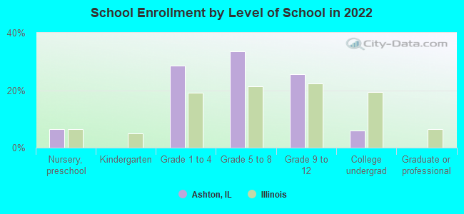 School Enrollment by Level of School in 2022