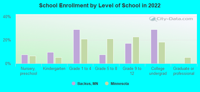 School Enrollment by Level of School in 2022