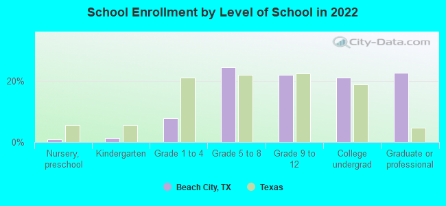 School Enrollment by Level of School in 2022