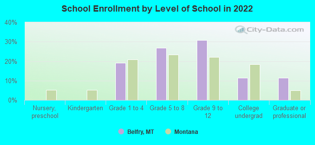 School Enrollment by Level of School in 2022