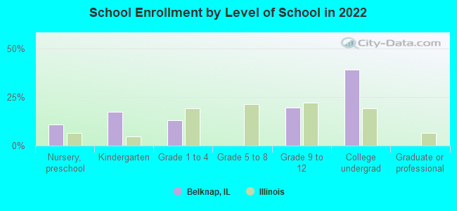 School Enrollment by Level of School in 2022