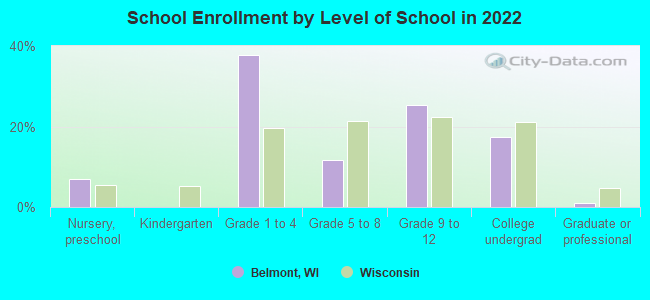 School Enrollment by Level of School in 2022