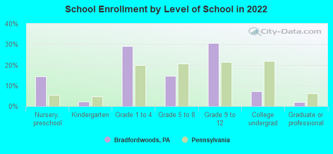 School Enrollment by Level of School in 2022