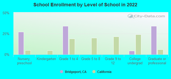 School Enrollment by Level of School in 2022