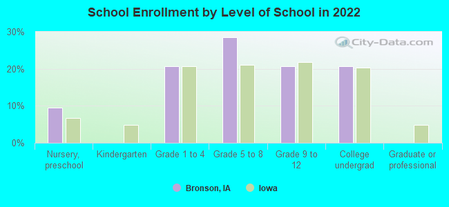 School Enrollment by Level of School in 2022