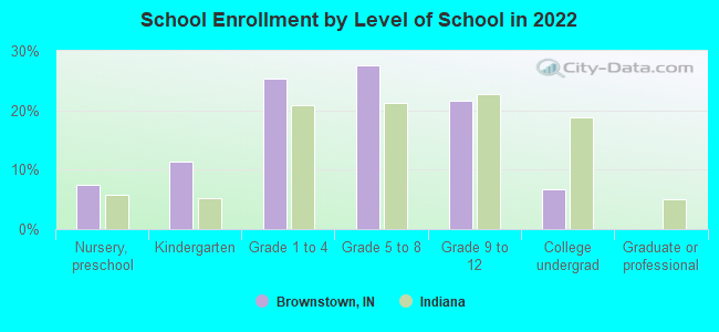 School Enrollment by Level of School in 2022