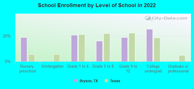 School Enrollment by Level of School in 2022