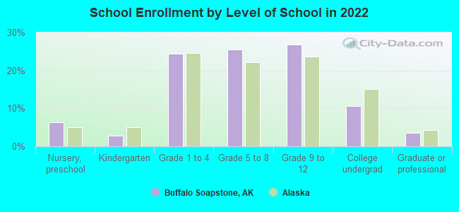 School Enrollment by Level of School in 2022