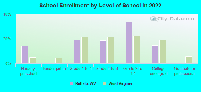 School Enrollment by Level of School in 2022