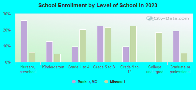 School Enrollment by Level of School in 2022