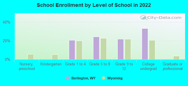 School Enrollment by Level of School in 2022