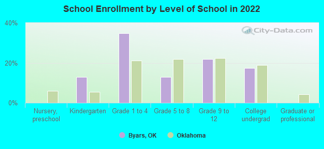 School Enrollment by Level of School in 2022