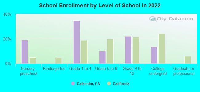 School Enrollment by Level of School in 2022