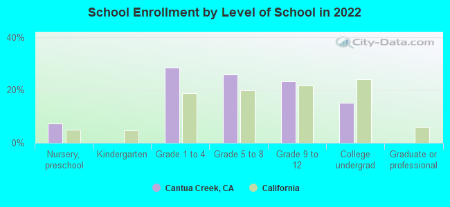 School Enrollment by Level of School in 2022