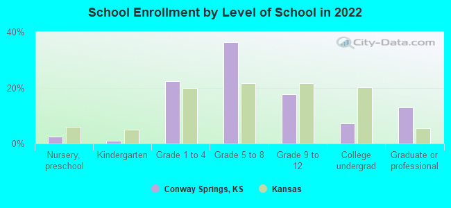 School Enrollment by Level of School in 2022