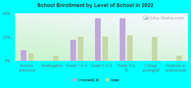 School Enrollment by Level of School in 2022