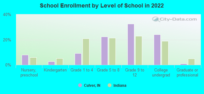 School Enrollment by Level of School in 2022