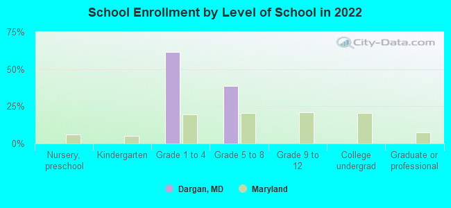 School Enrollment by Level of School in 2022